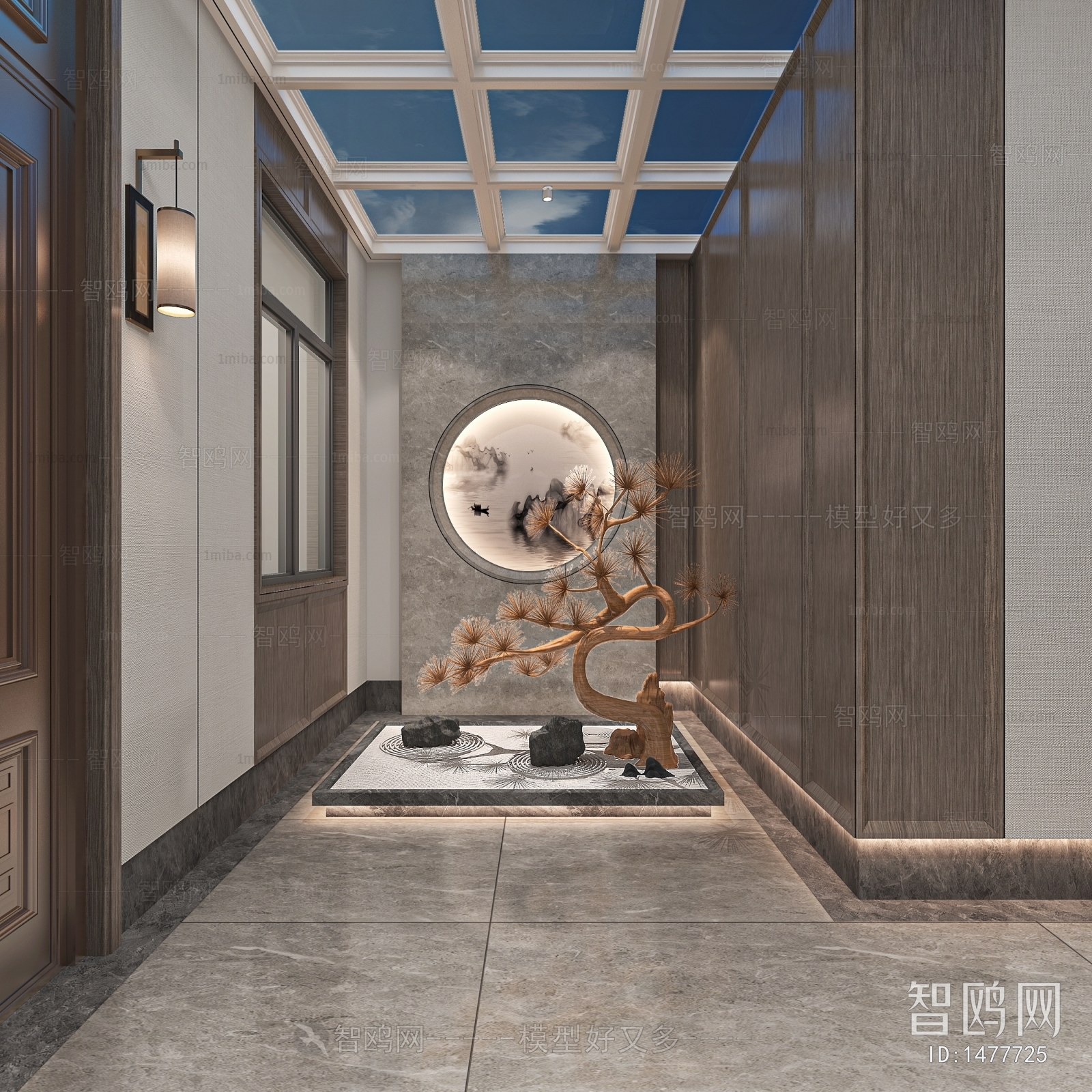 New Chinese Style Hallway