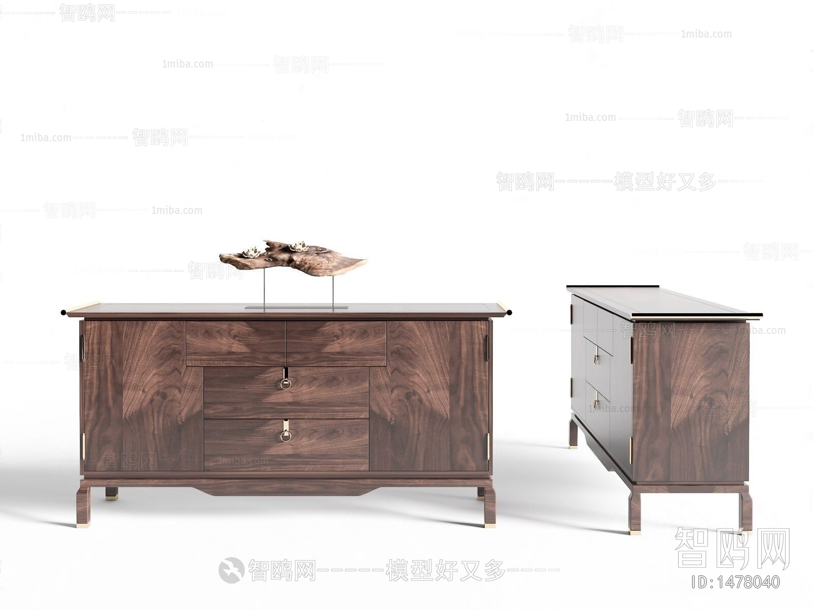 New Chinese Style Side Cabinet