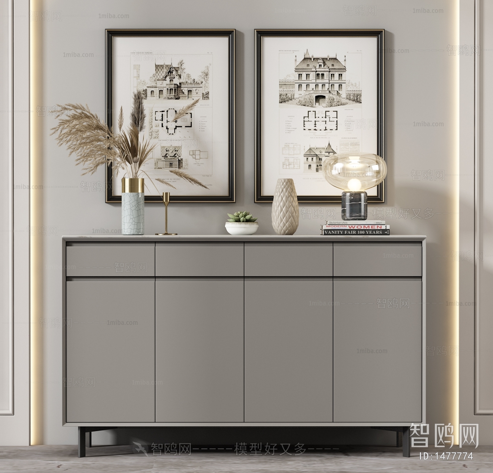 Modern Side Cabinet/Entrance Cabinet