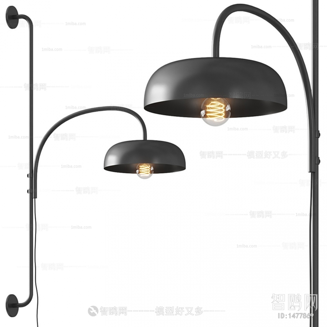 Modern Industrial Style Wall Lamp