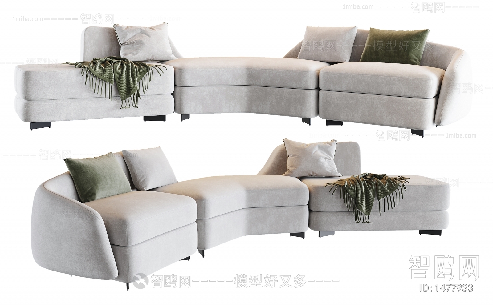 Modern Multi Person Sofa