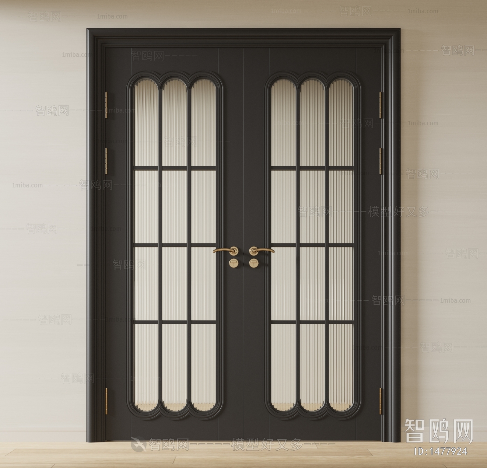 Modern American Style Double Door