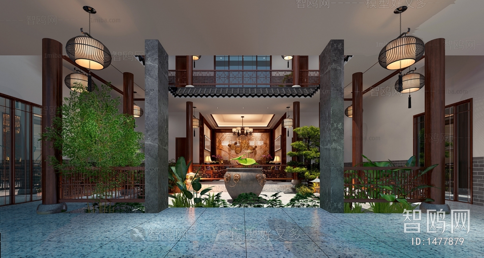 Chinese Style Courtyard/landscape