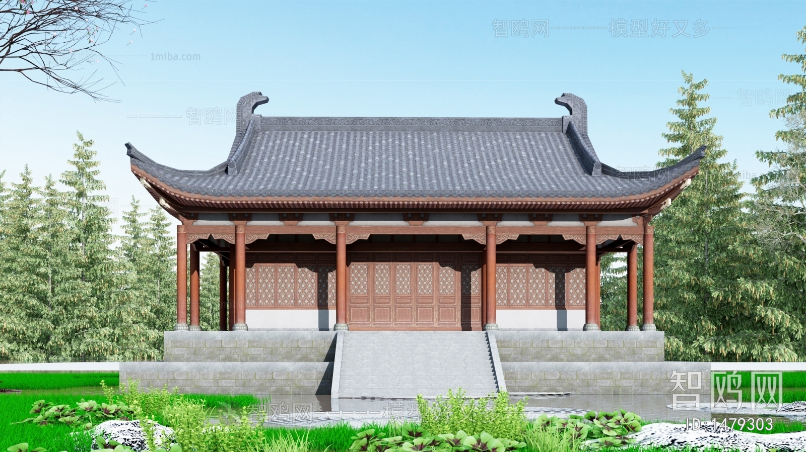 Chinese Style Ancient Architectural Buildings