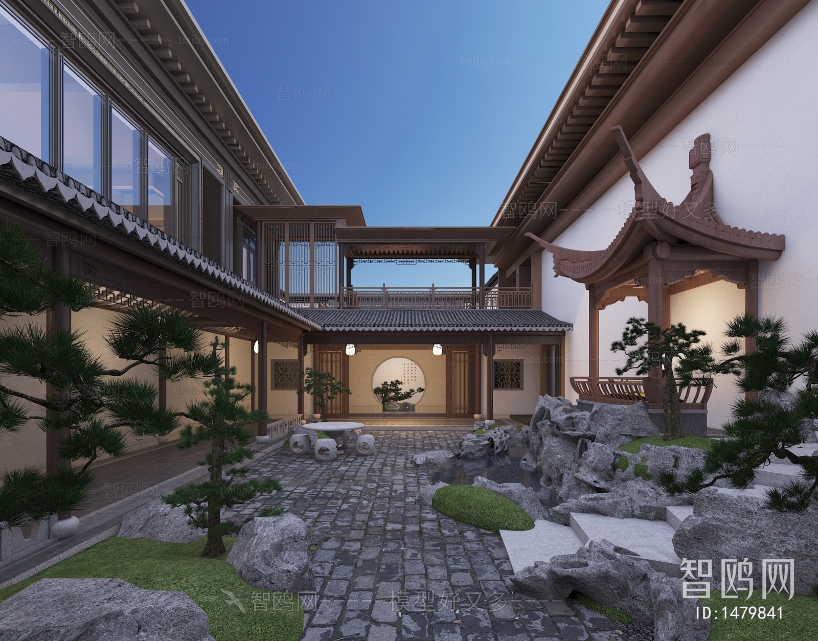 Chinese Style Courtyard/landscape