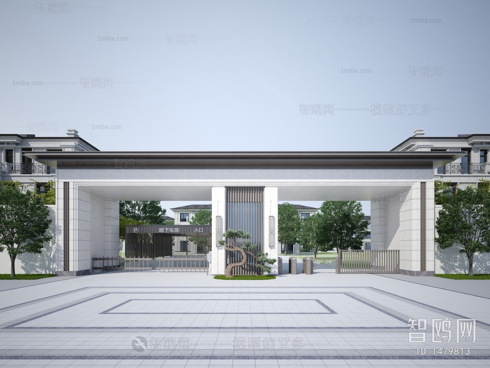 New Chinese Style Facade Element