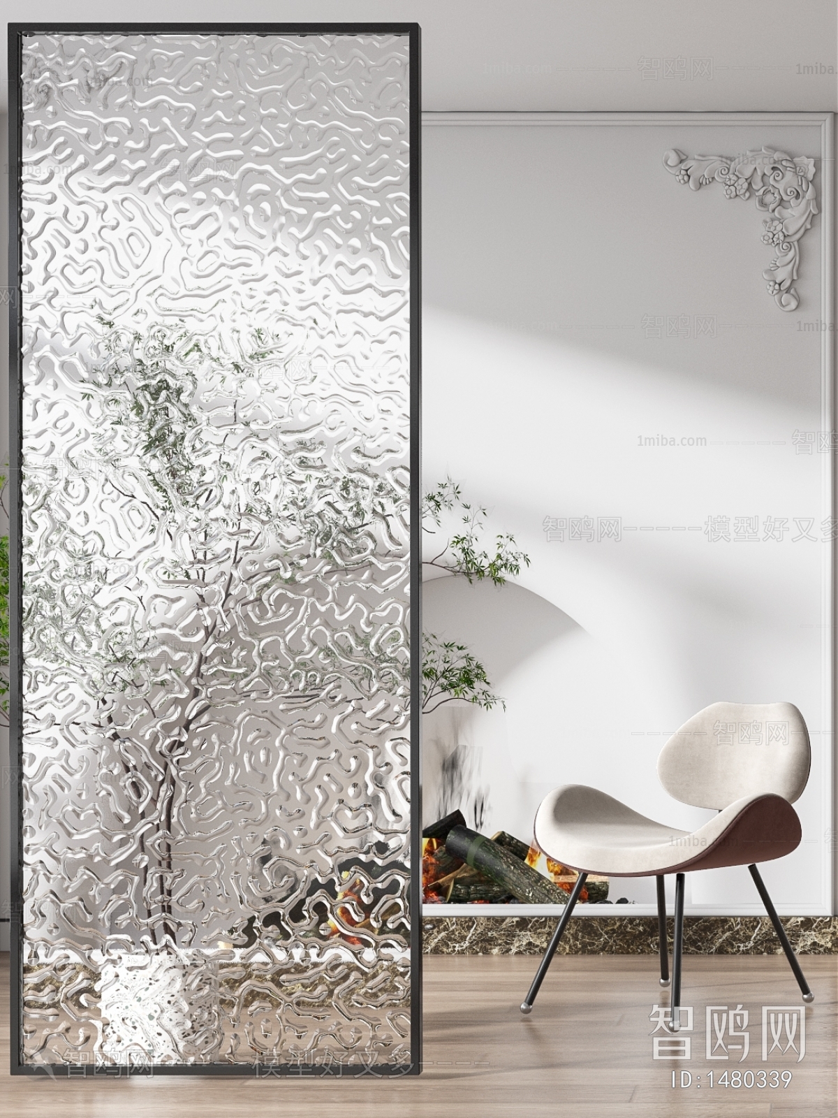 Modern Glass Screen Partition