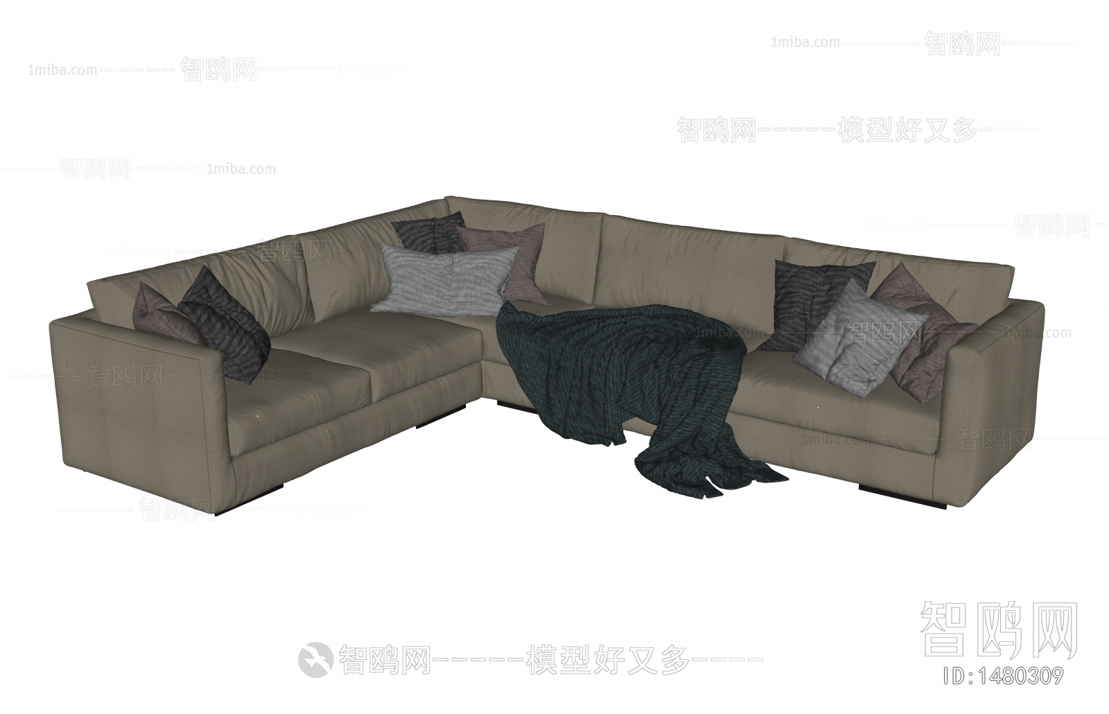 Modern Multi Person Sofa