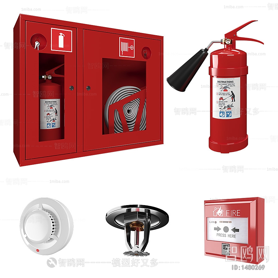 现代消防设备消防栓