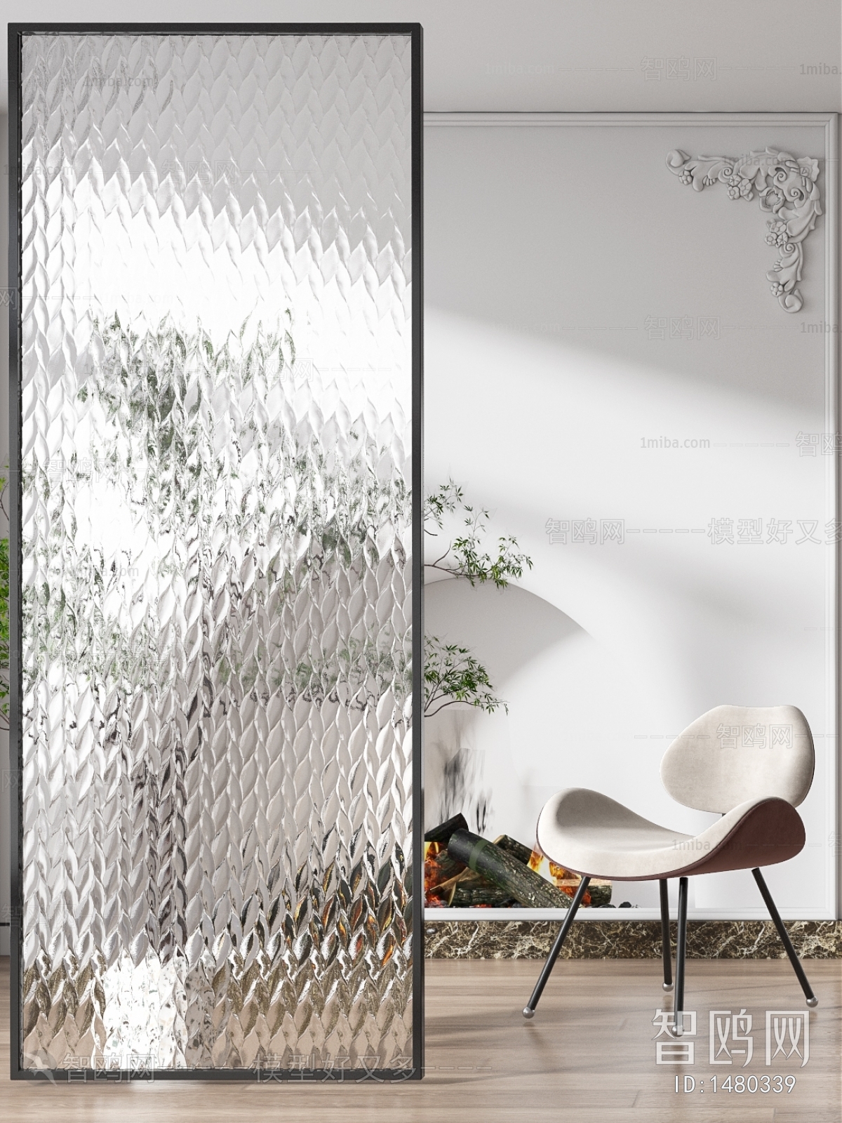 Modern Glass Screen Partition