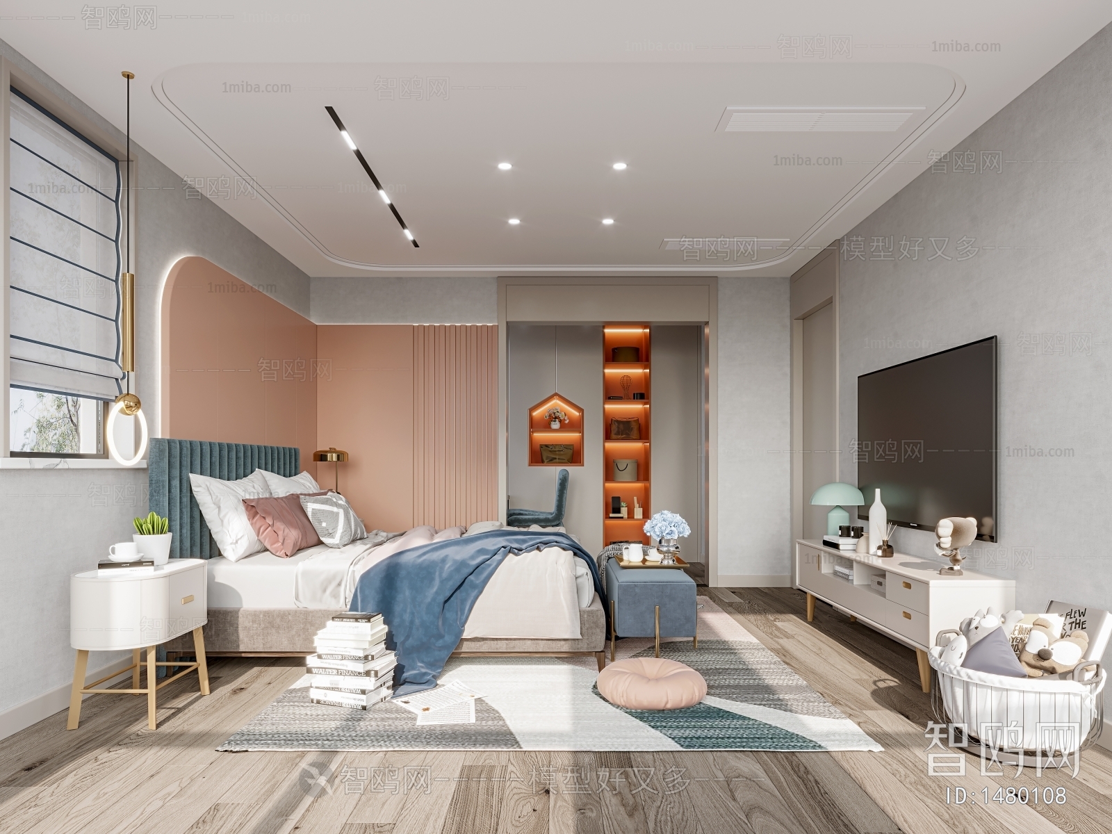 Modern Nordic Style Bedroom