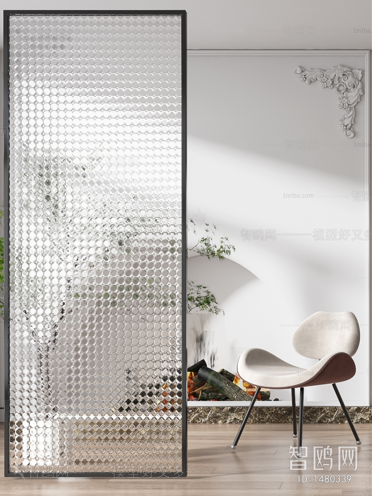 Modern Glass Screen Partition