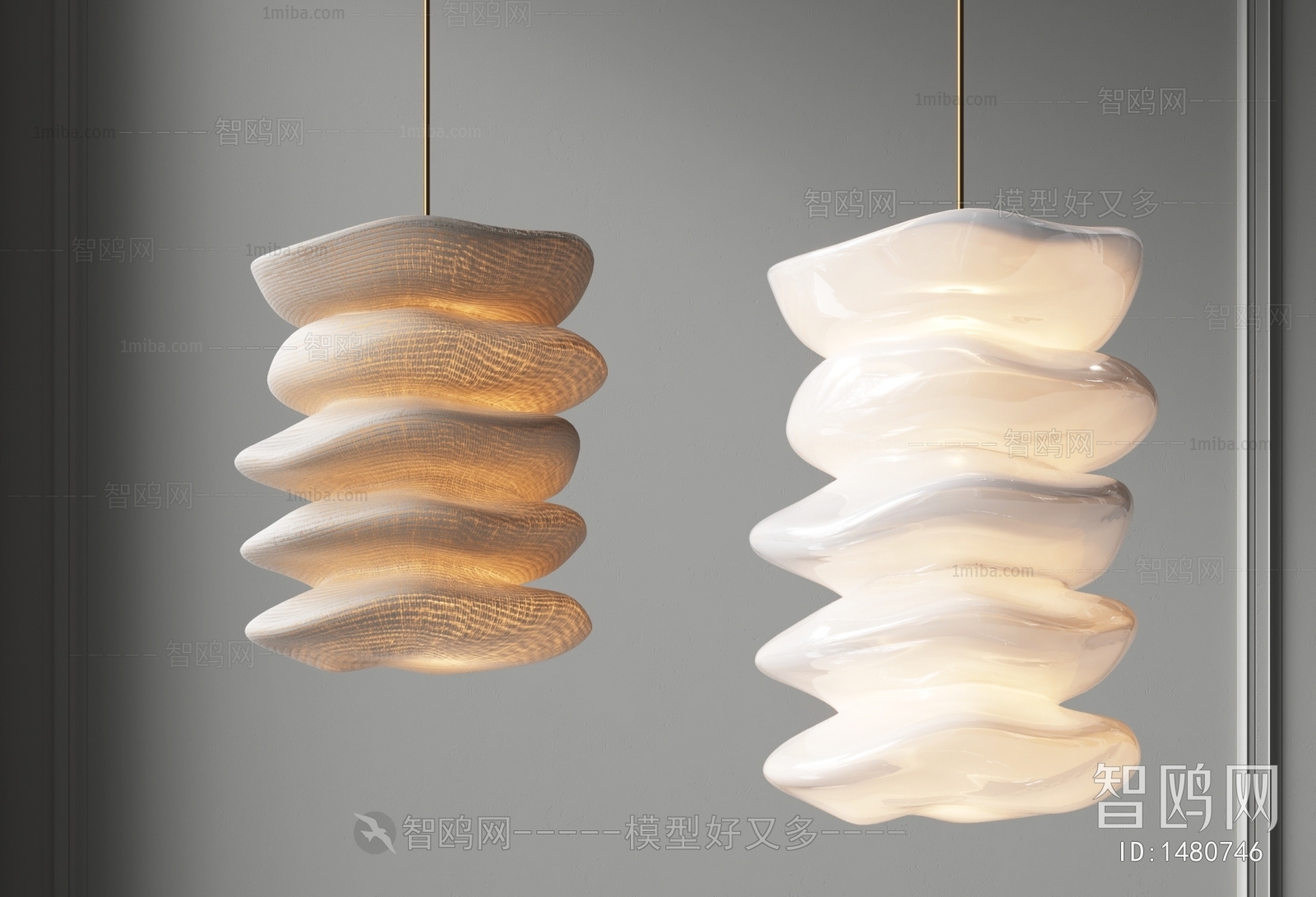 Modern Wabi-sabi Style Droplight