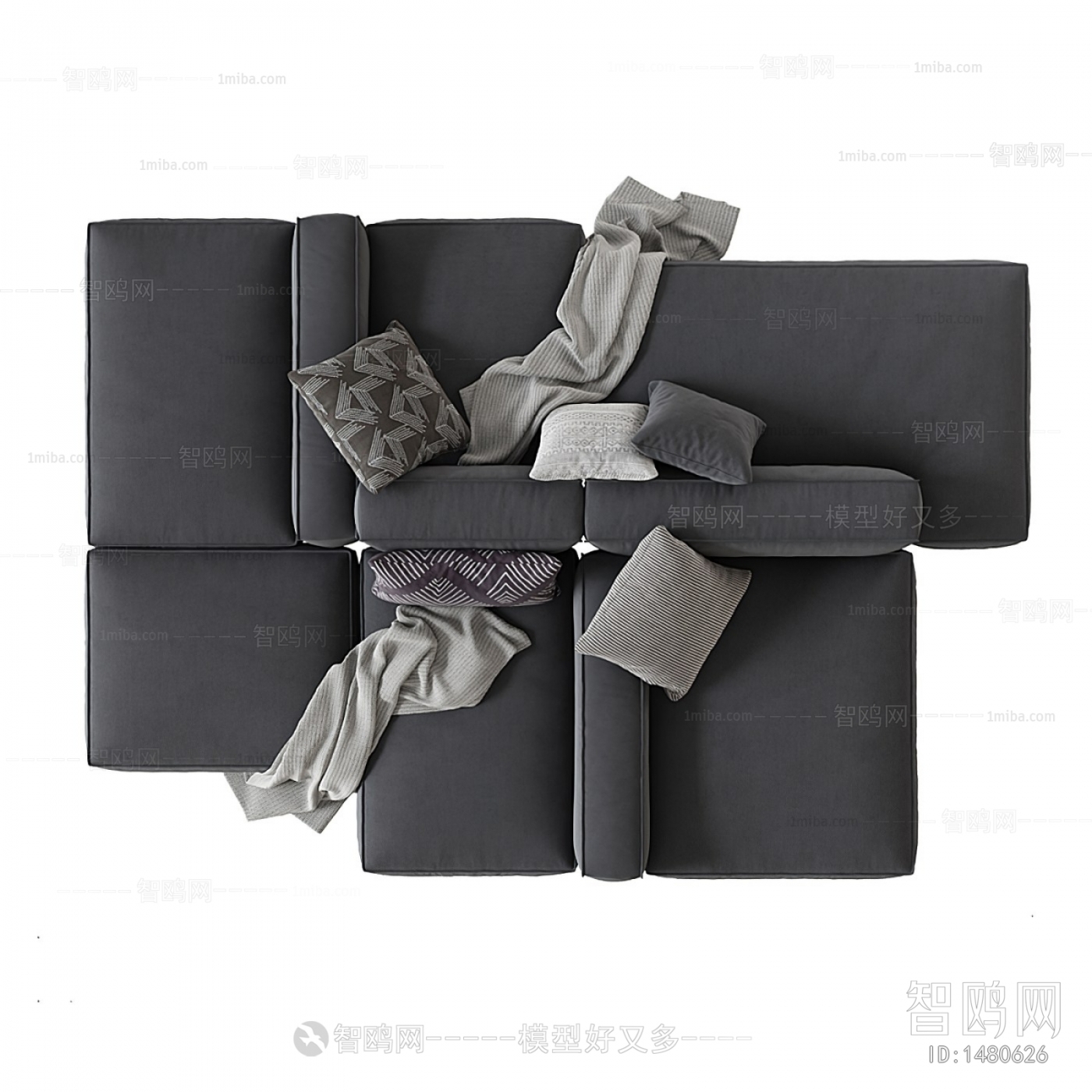 Modern Multi Person Sofa