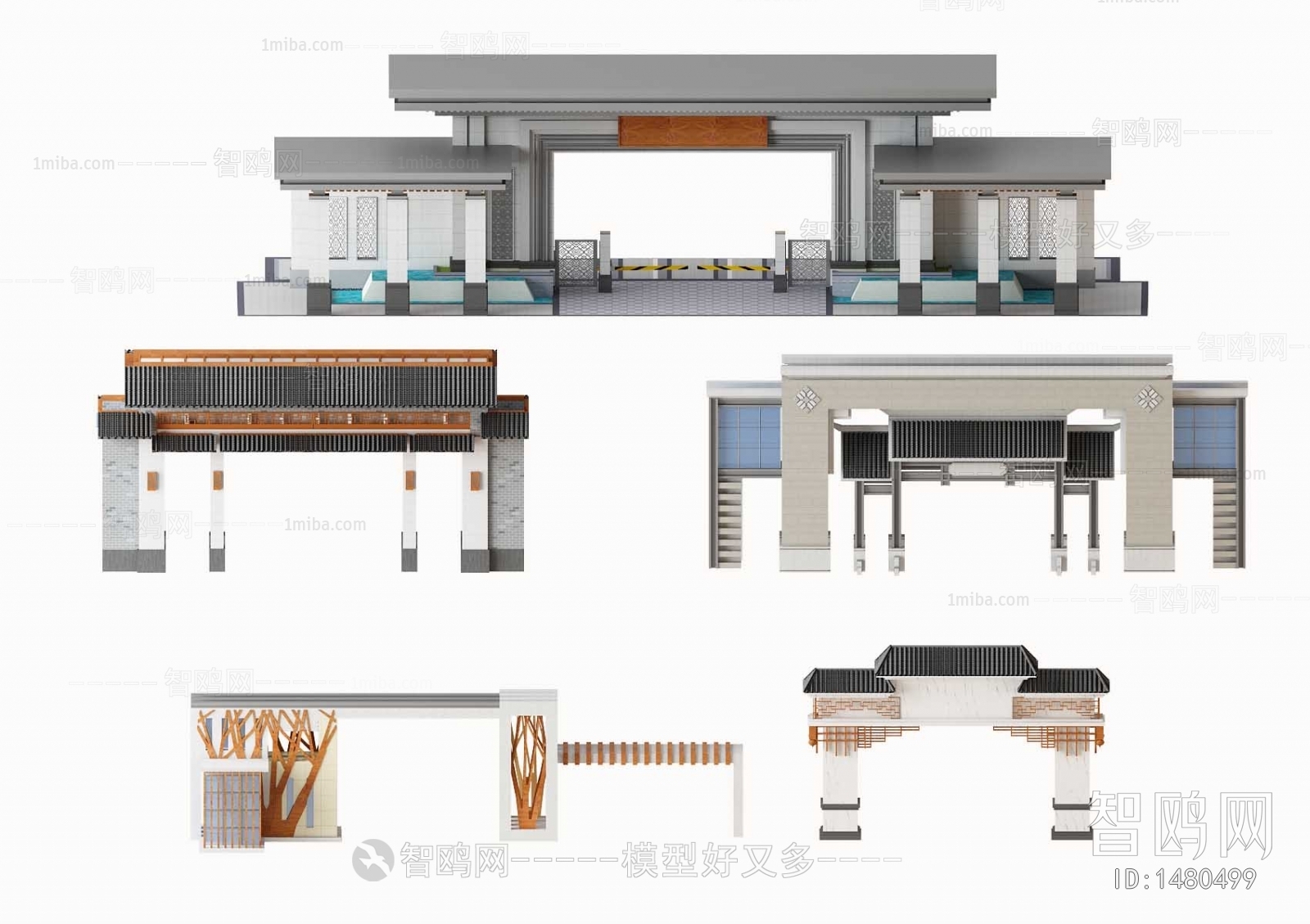 New Chinese Style Facade Element