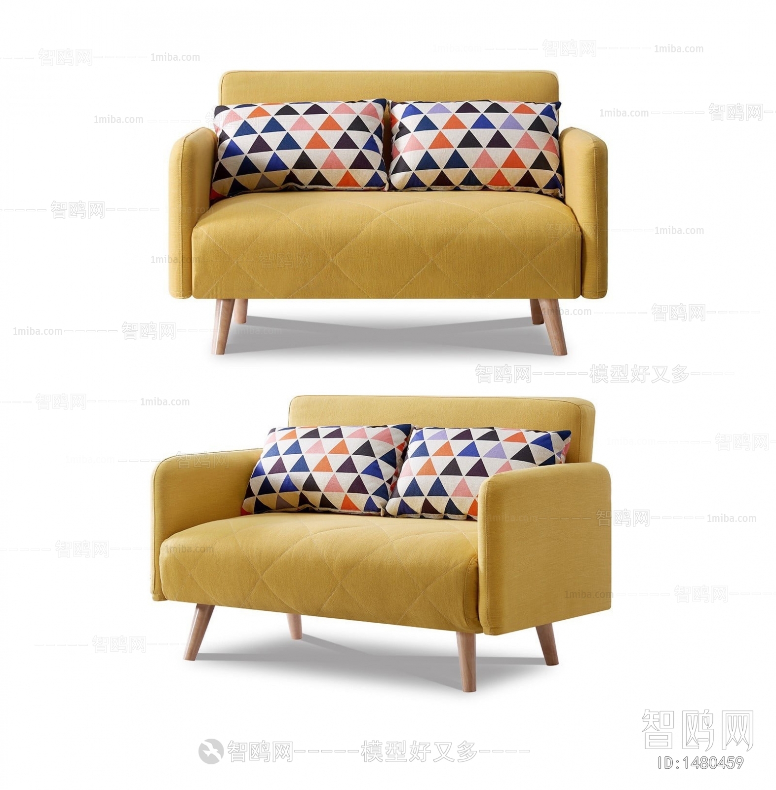 Nordic Style A Sofa For Two