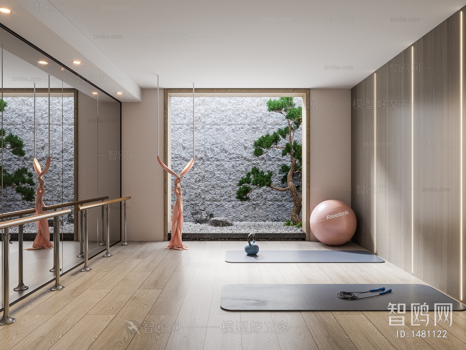 Modern Yoga Room