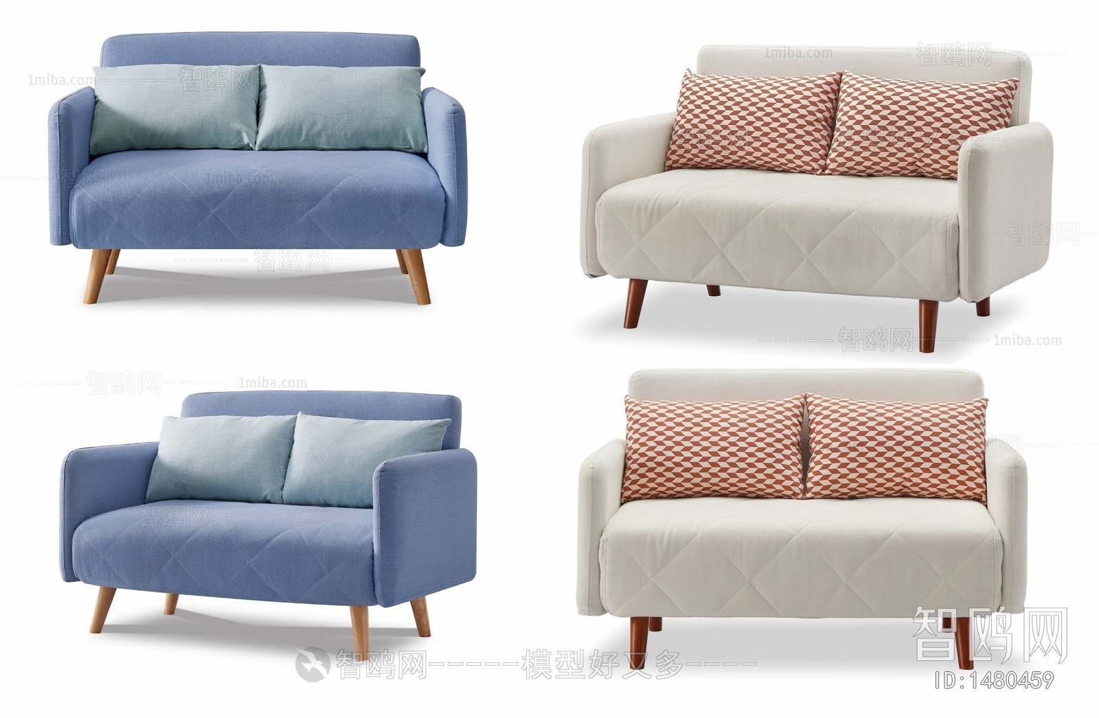 Nordic Style A Sofa For Two