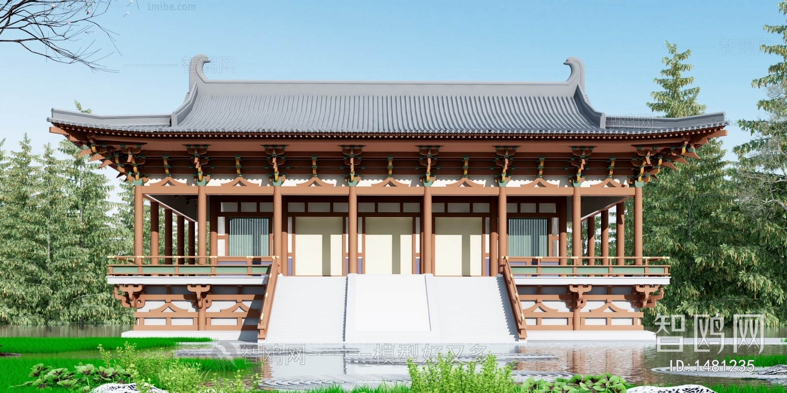 Chinese Style Ancient Architectural Buildings