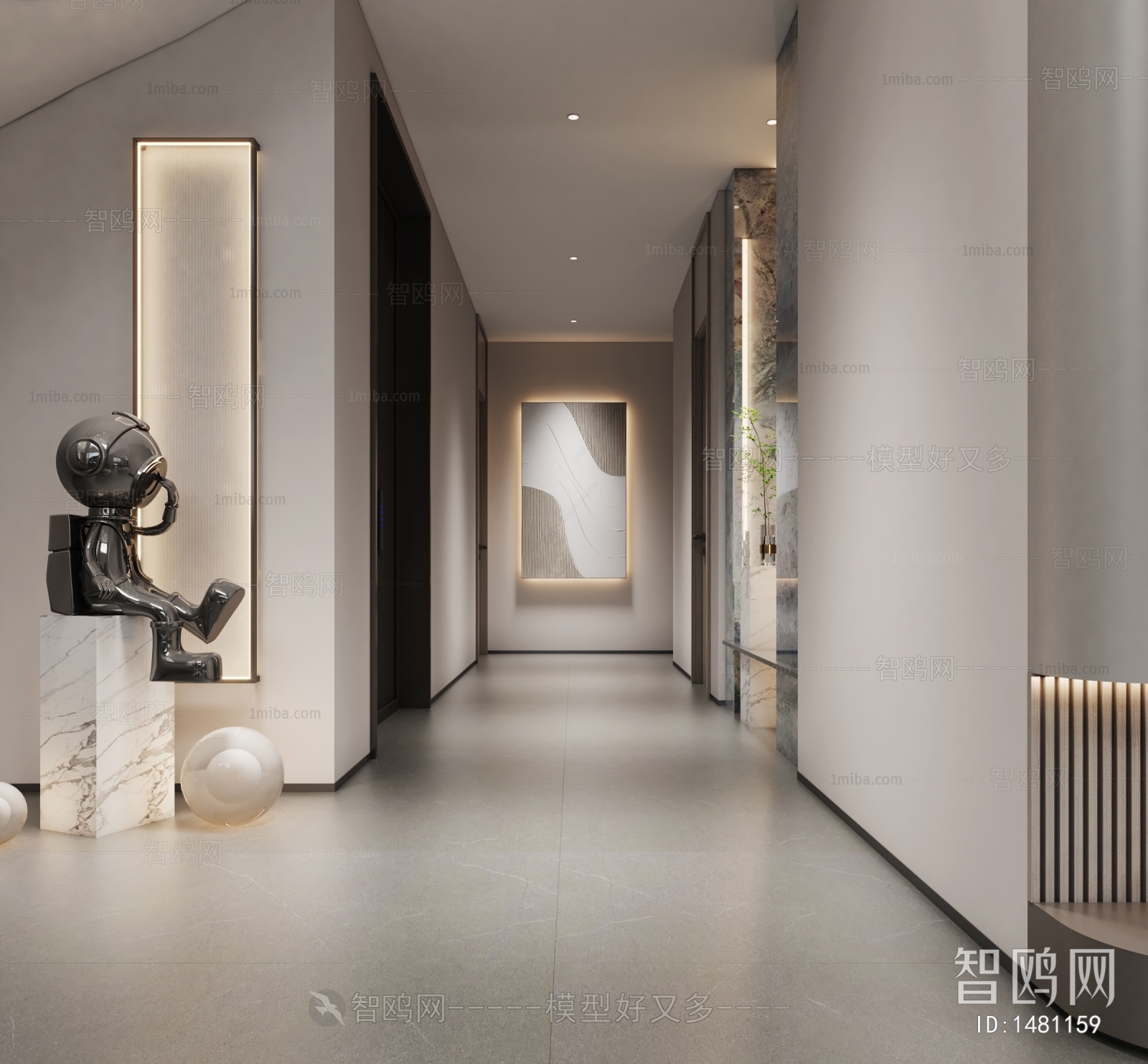 Modern Hallway