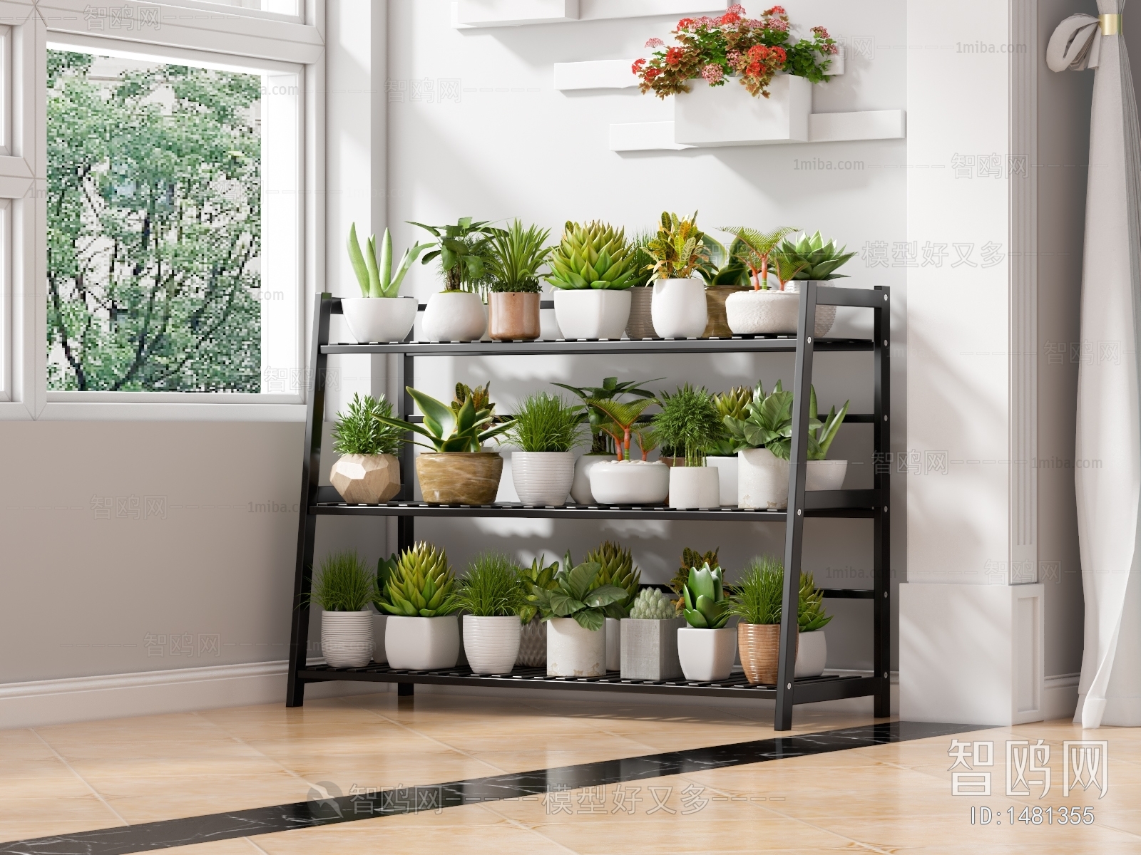 Modern Flower Shelf