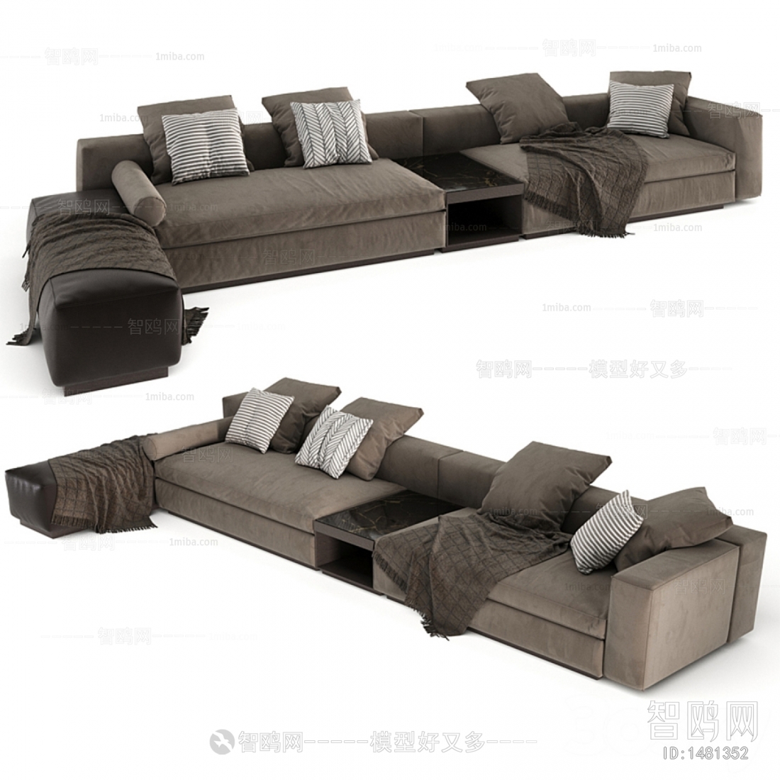 Modern Multi Person Sofa