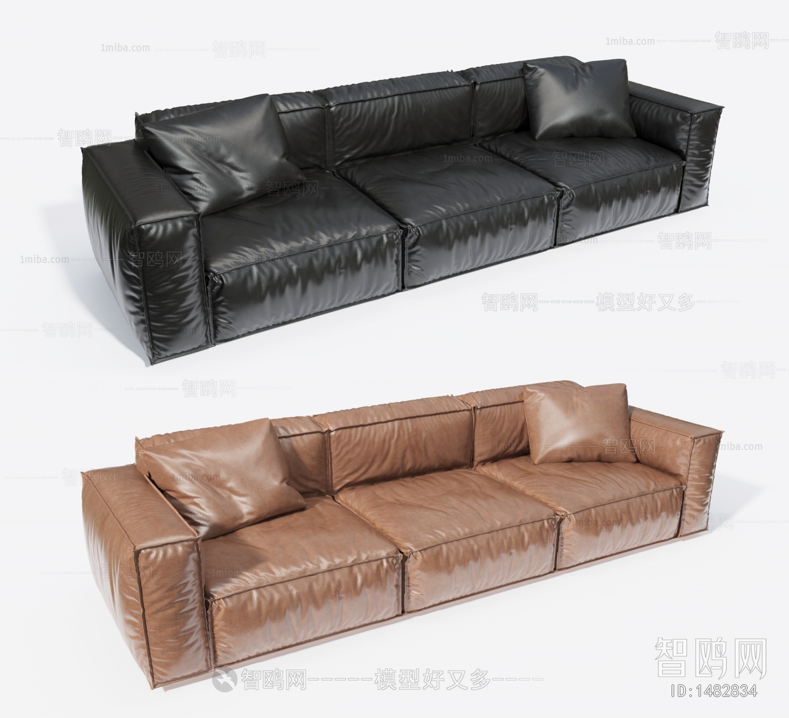 Modern Three-seat Sofa