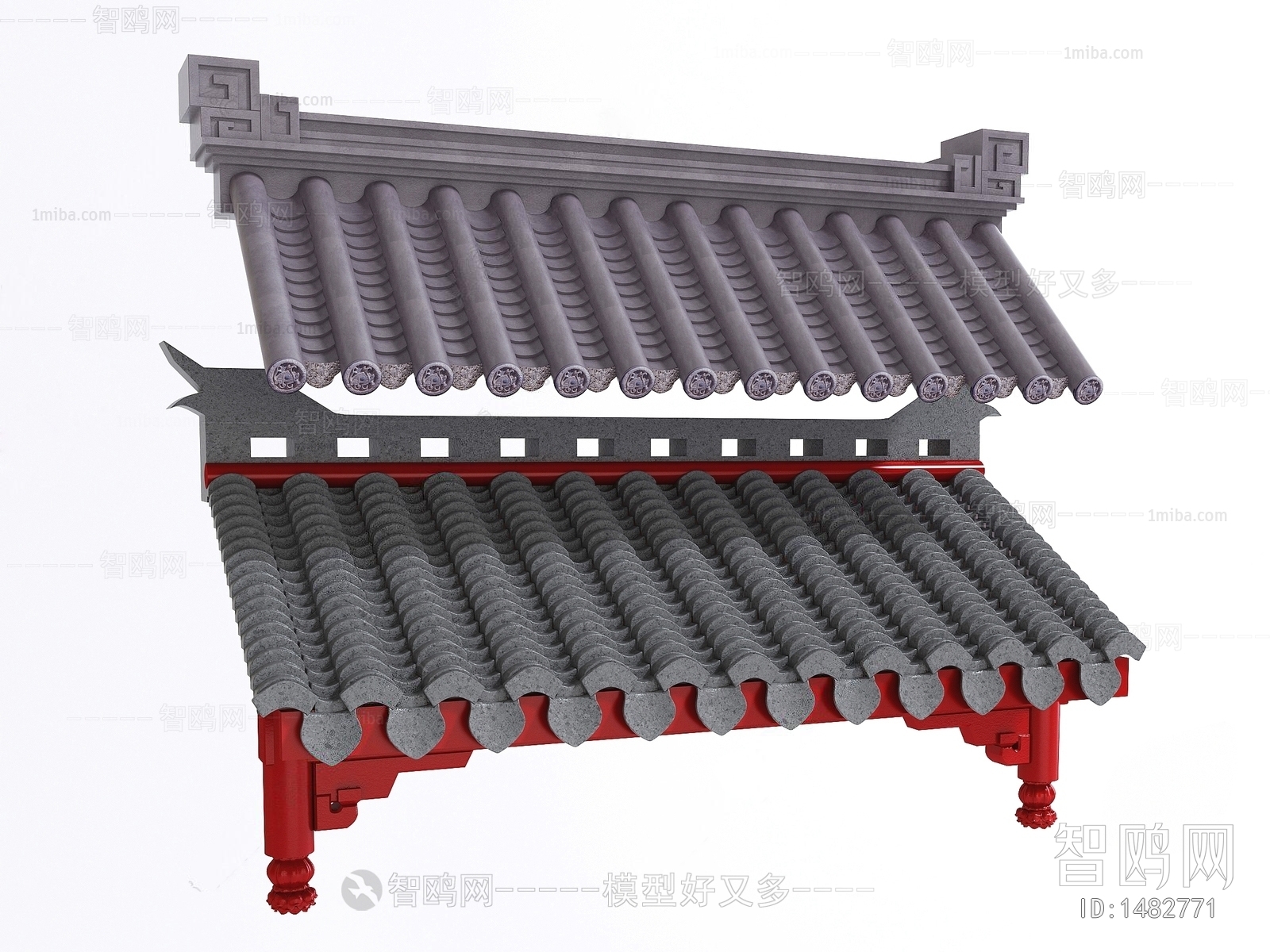 Chinese Style Building Component