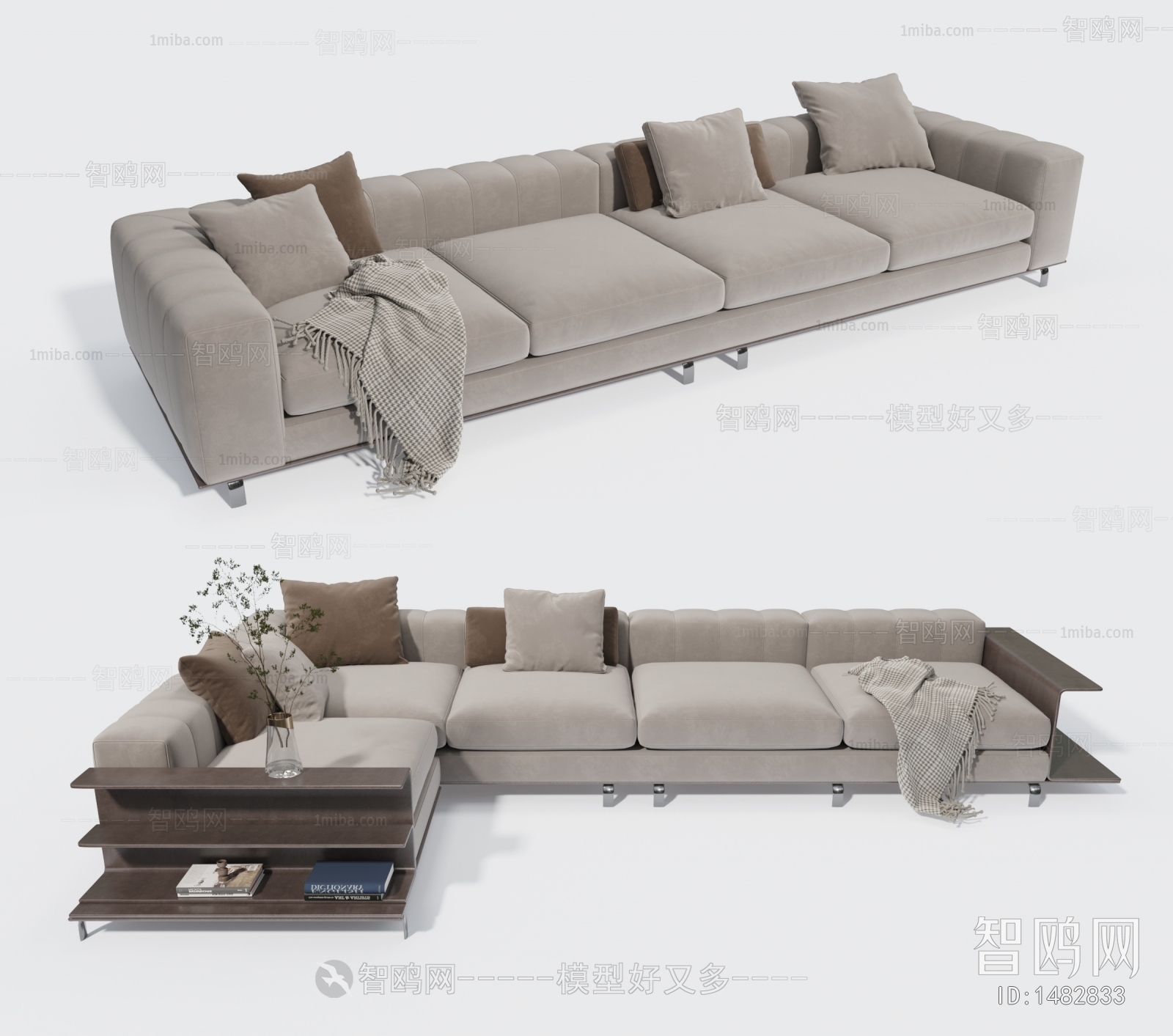 Modern Multi Person Sofa