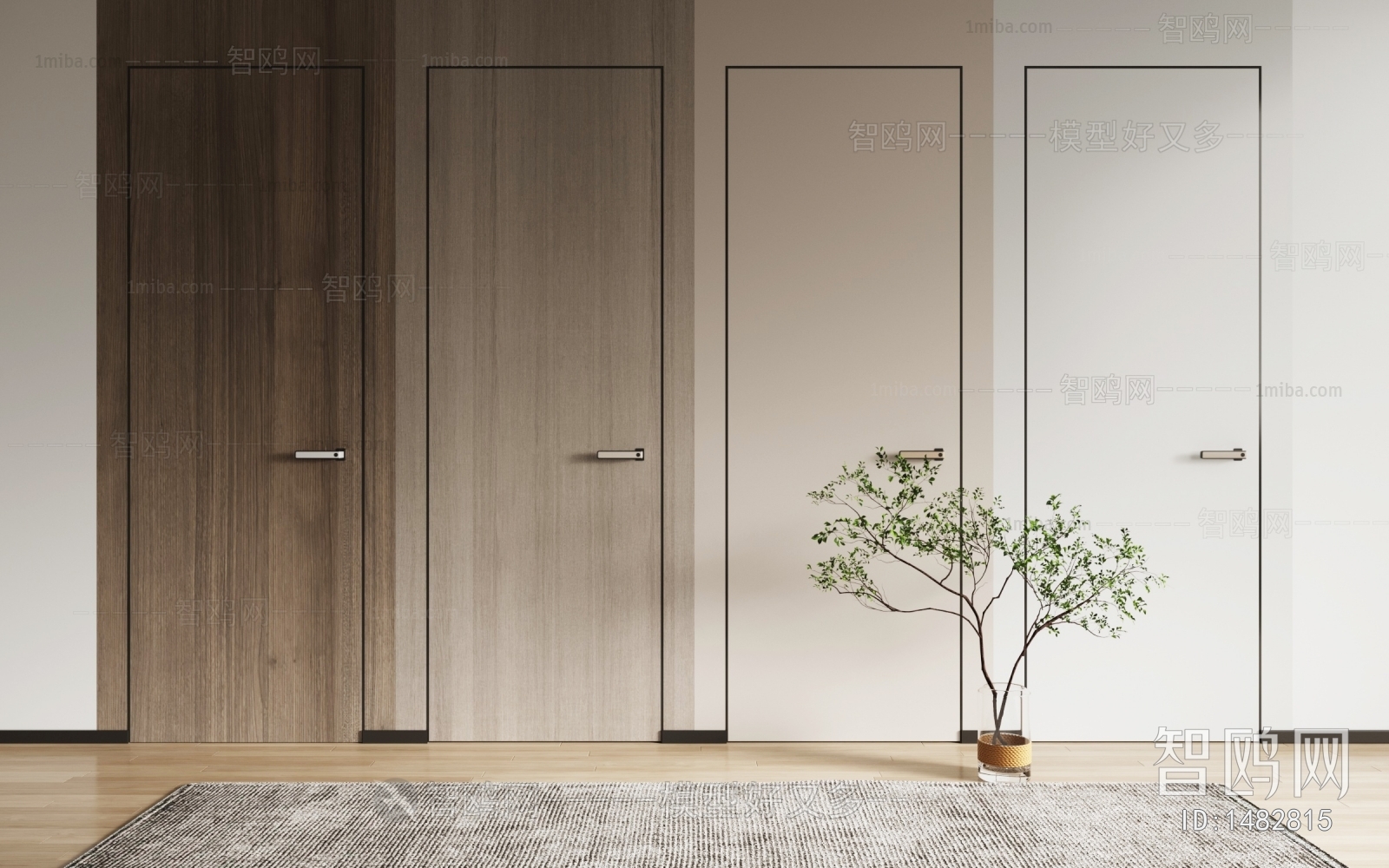 Modern Single Door