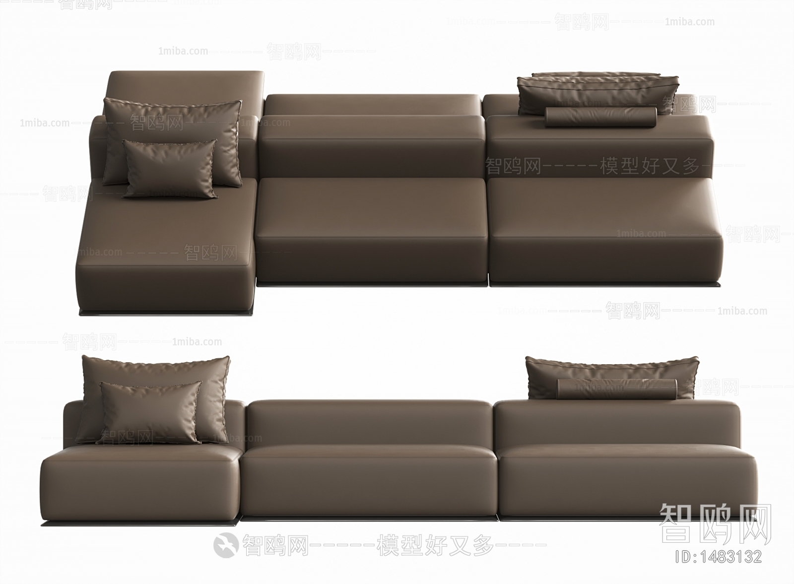 Modern Multi Person Sofa