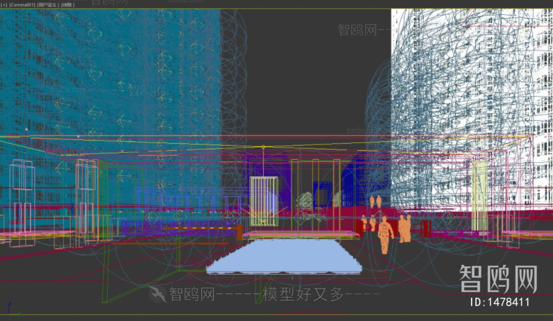 新中式小区入口大门