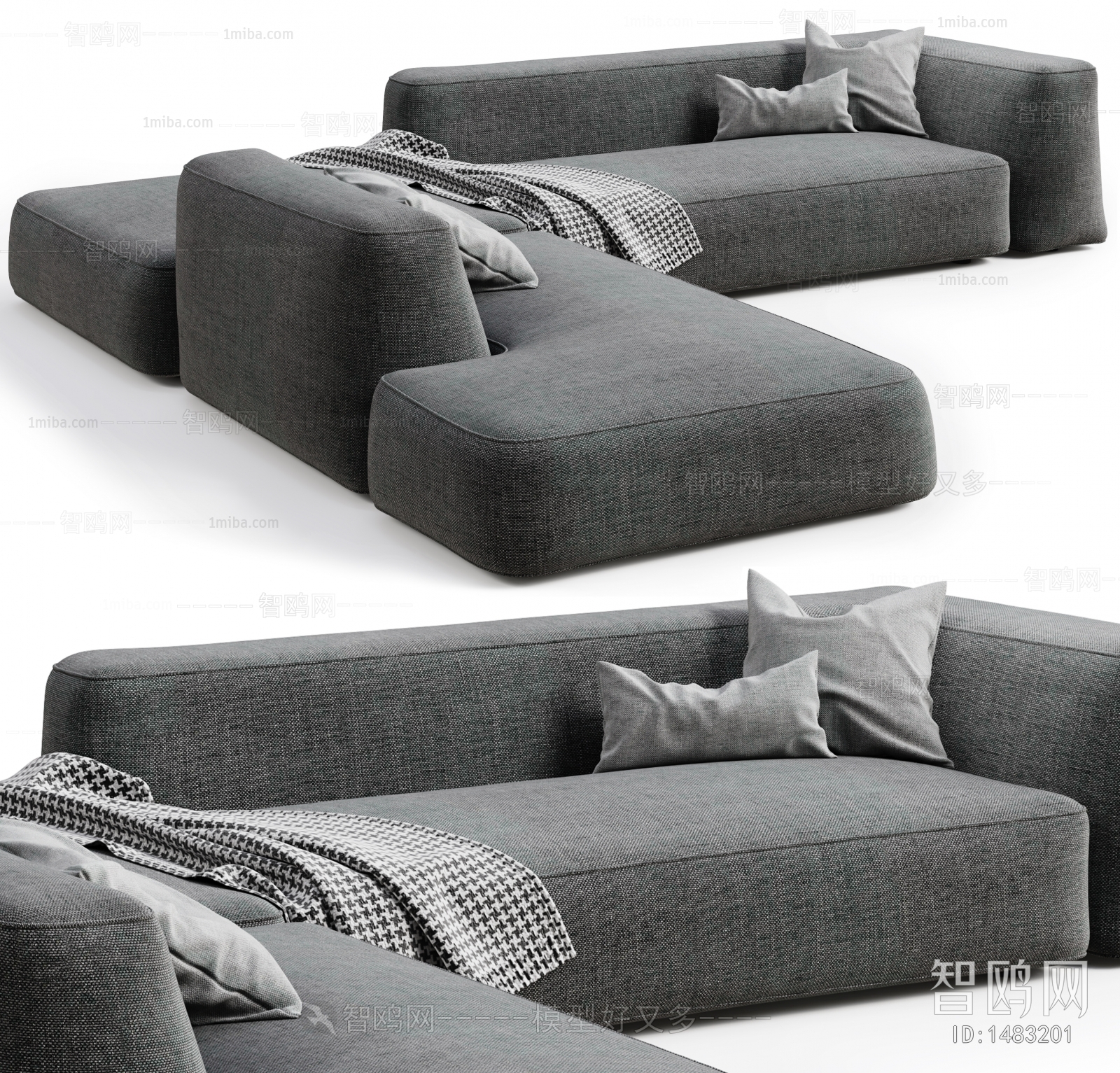 Modern Multi Person Sofa