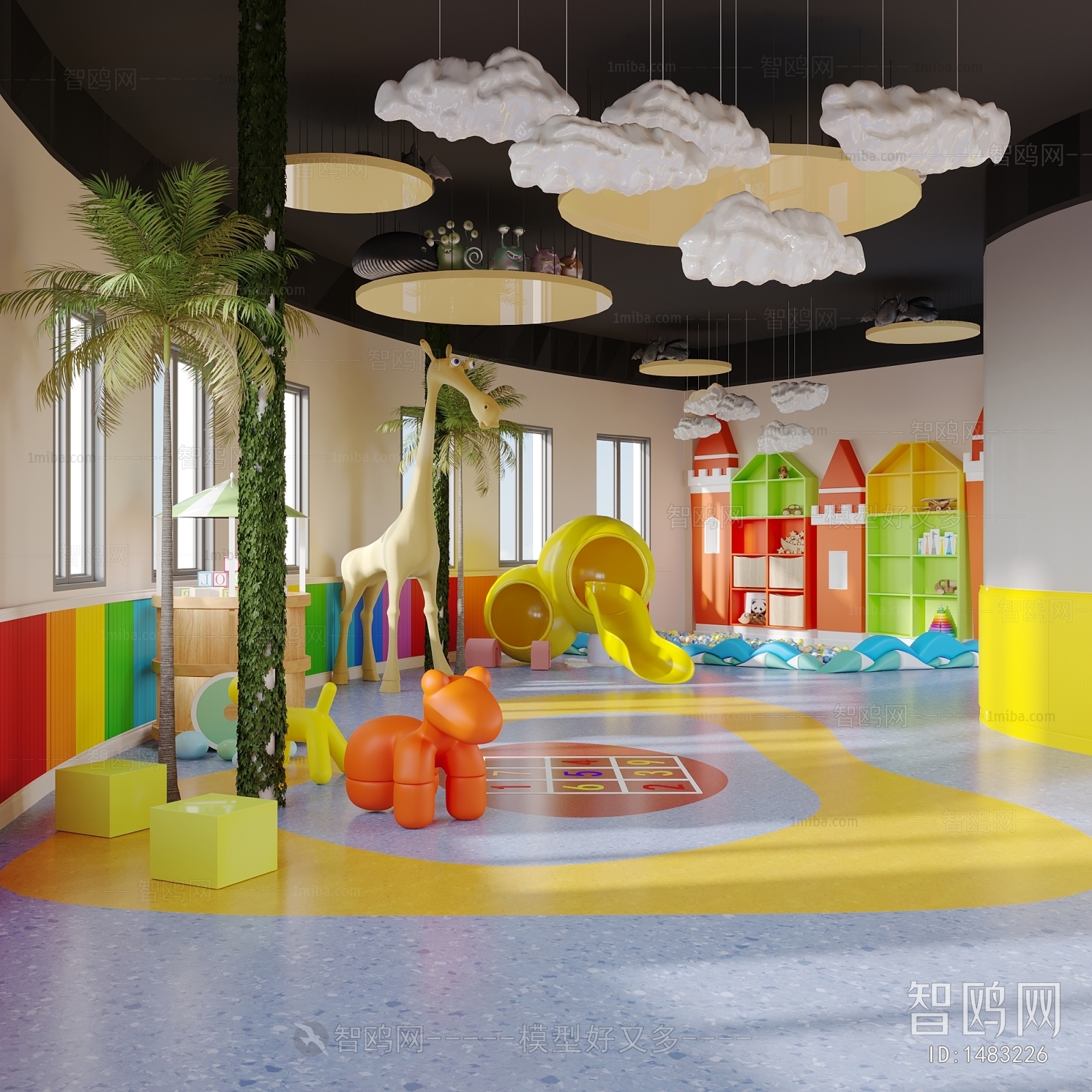 Modern Children's Playroom