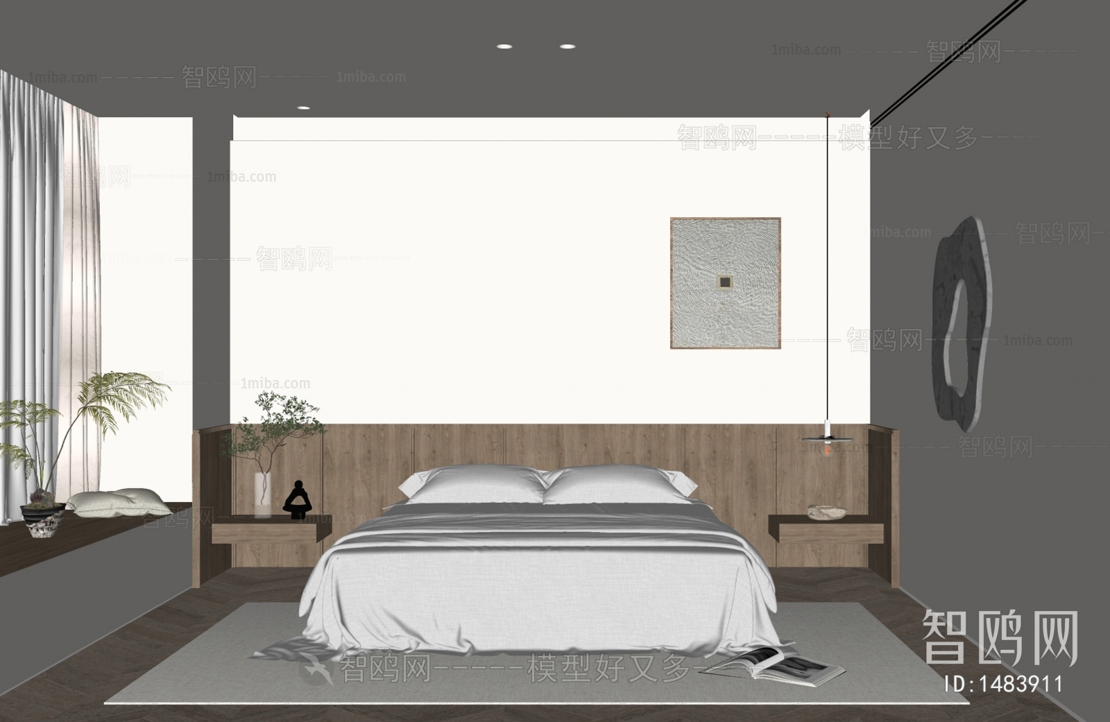 Wabi-sabi Style Bedroom