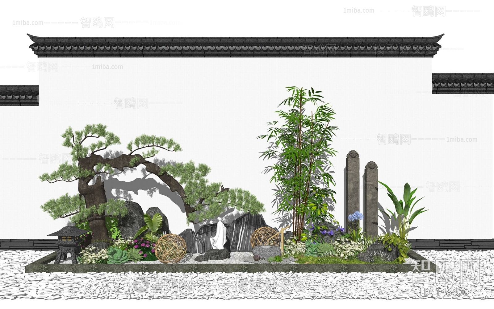 New Chinese Style Courtyard/landscape