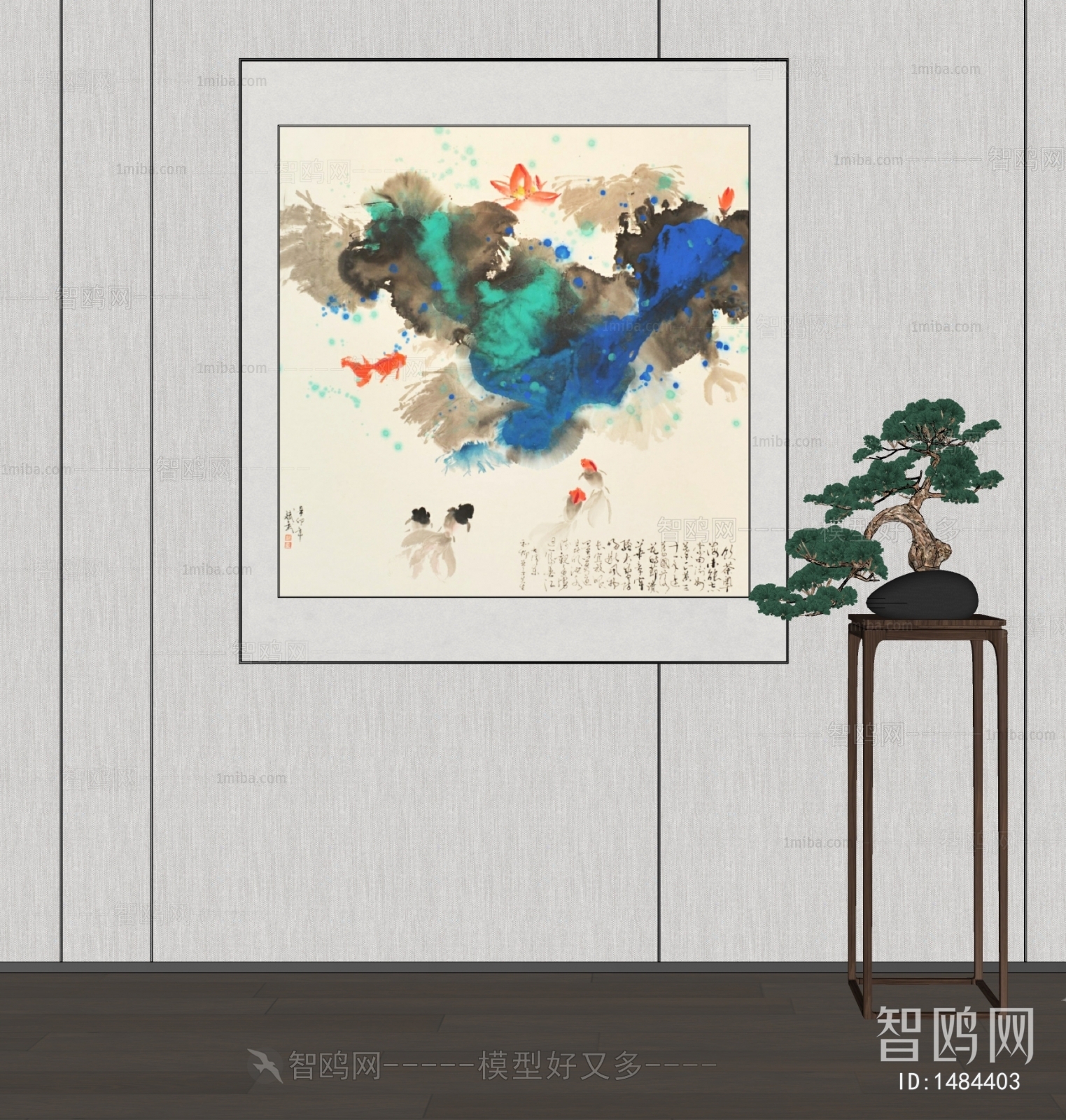 新中式水墨抽象画