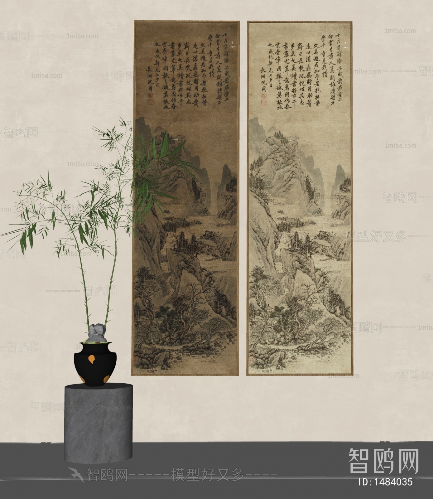 New Chinese Style Wabi-sabi Style Painting