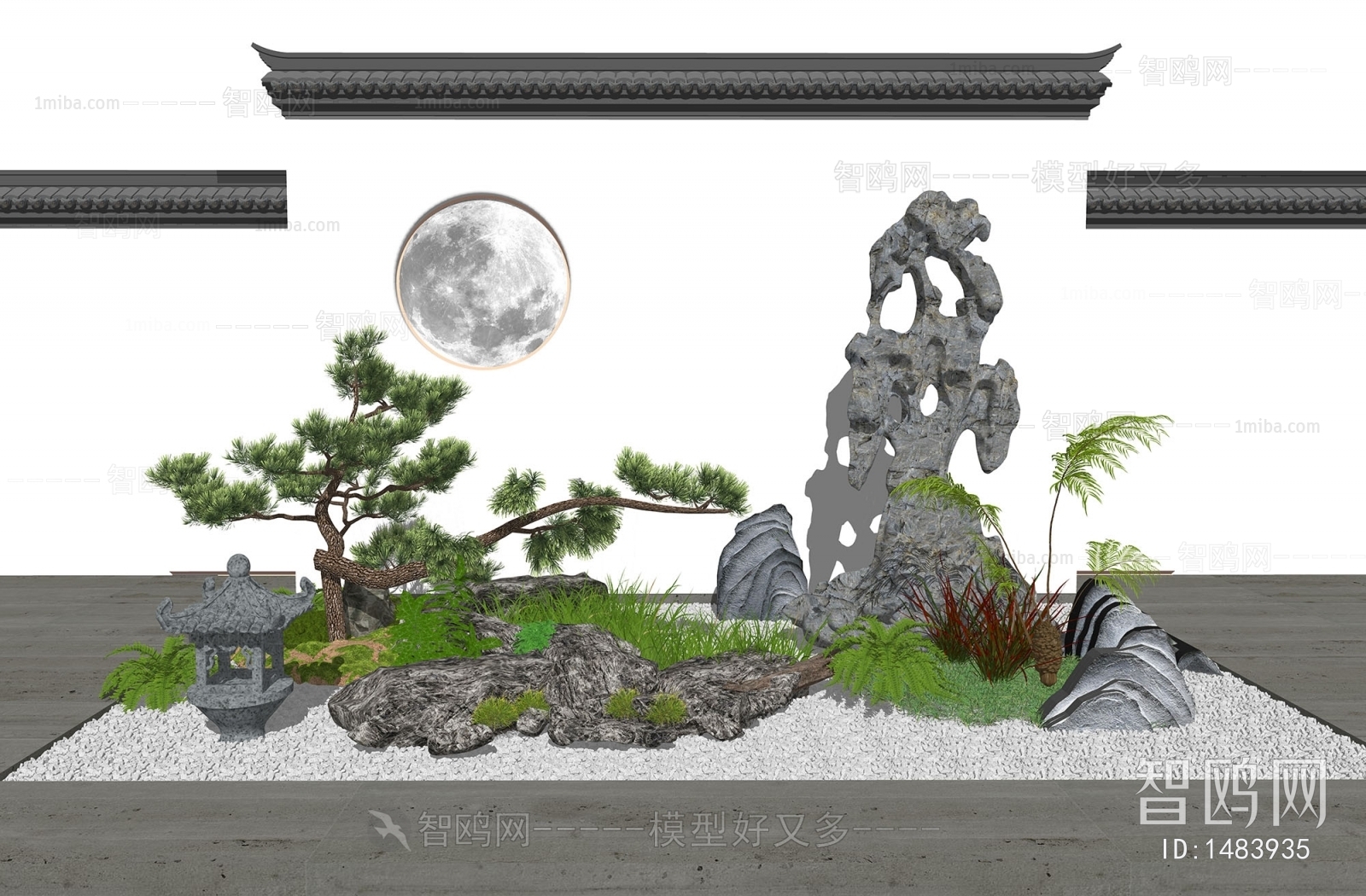 New Chinese Style Courtyard/landscape