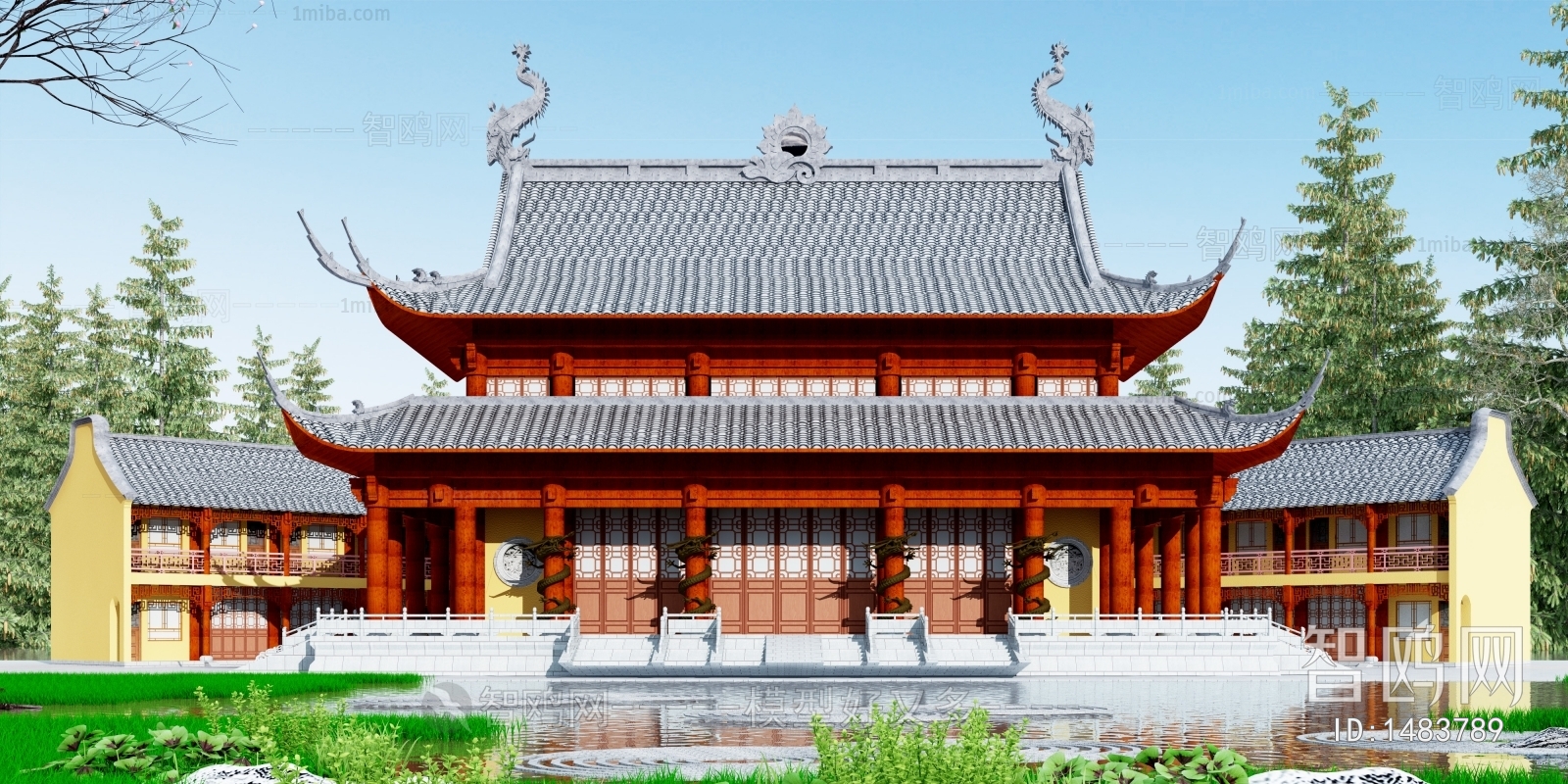 Chinese Style Ancient Architectural Buildings