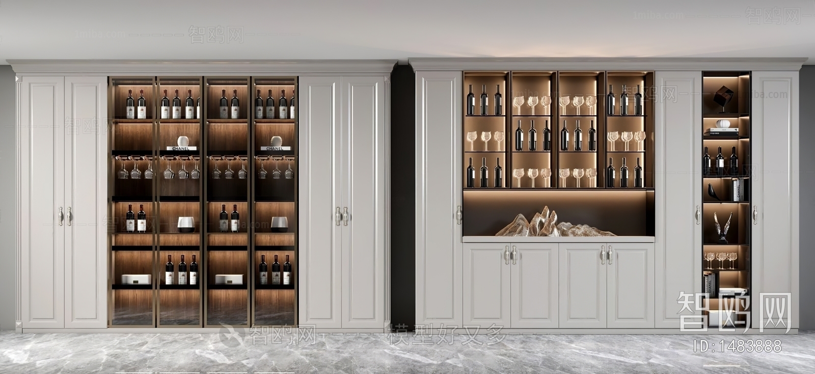 American Style Wine Cabinet