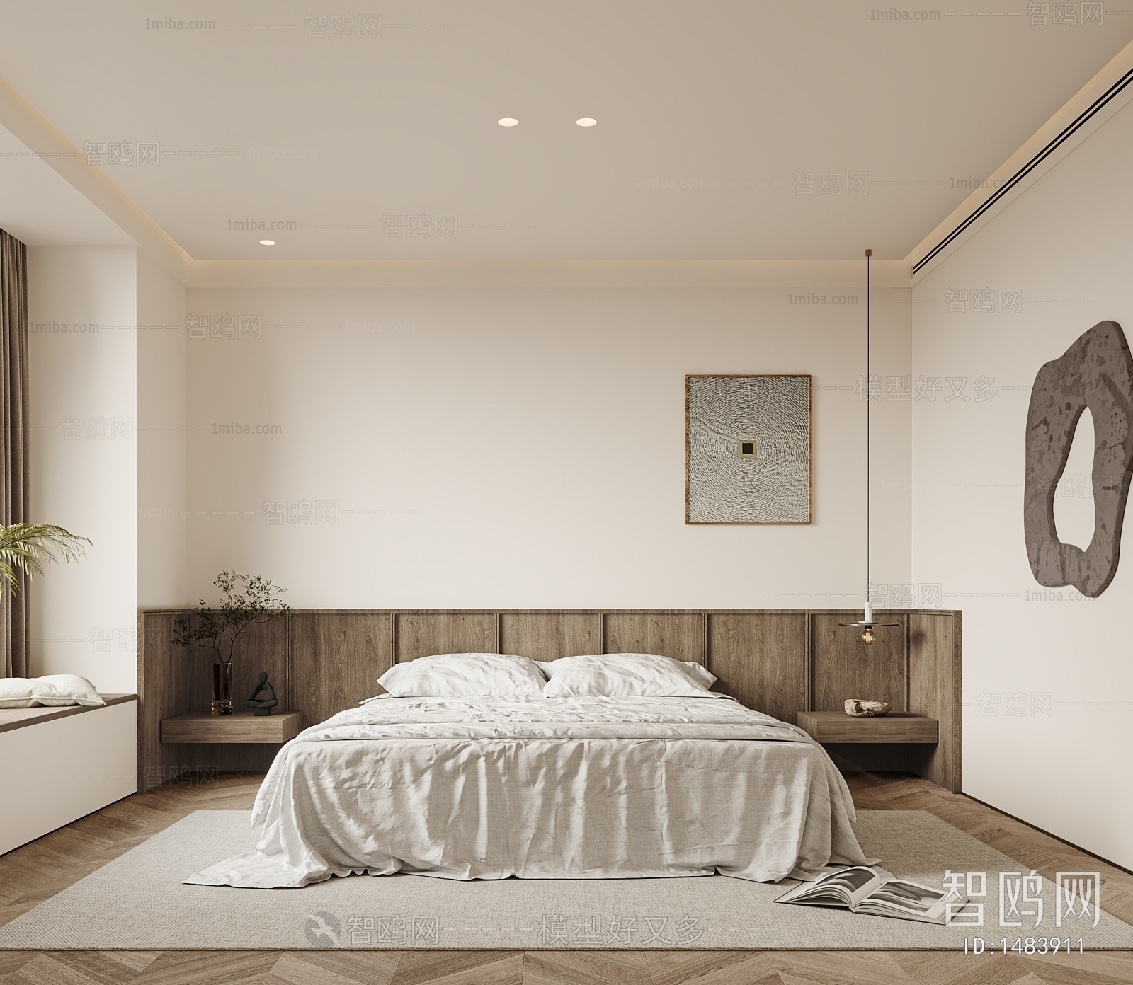 Wabi-sabi Style Bedroom