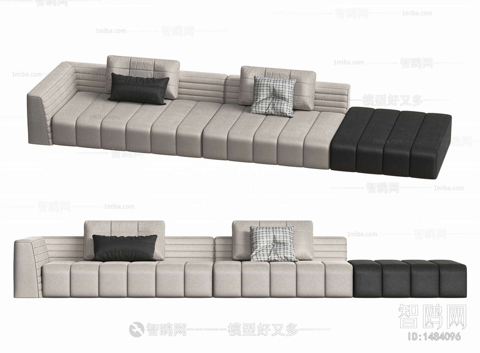 Modern Multi Person Sofa