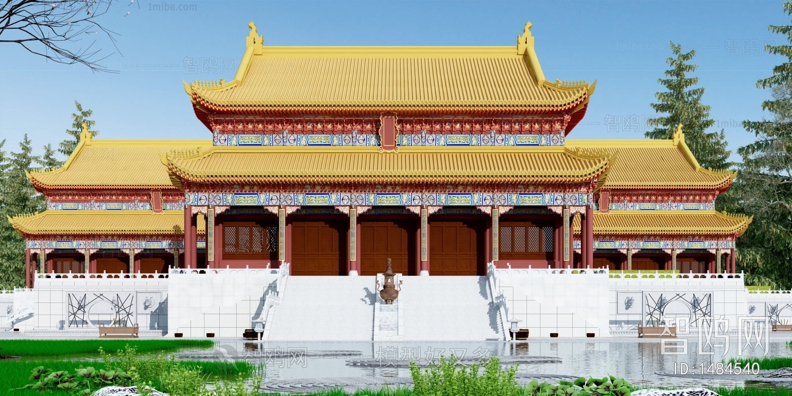 Chinese Style Ancient Architectural Buildings