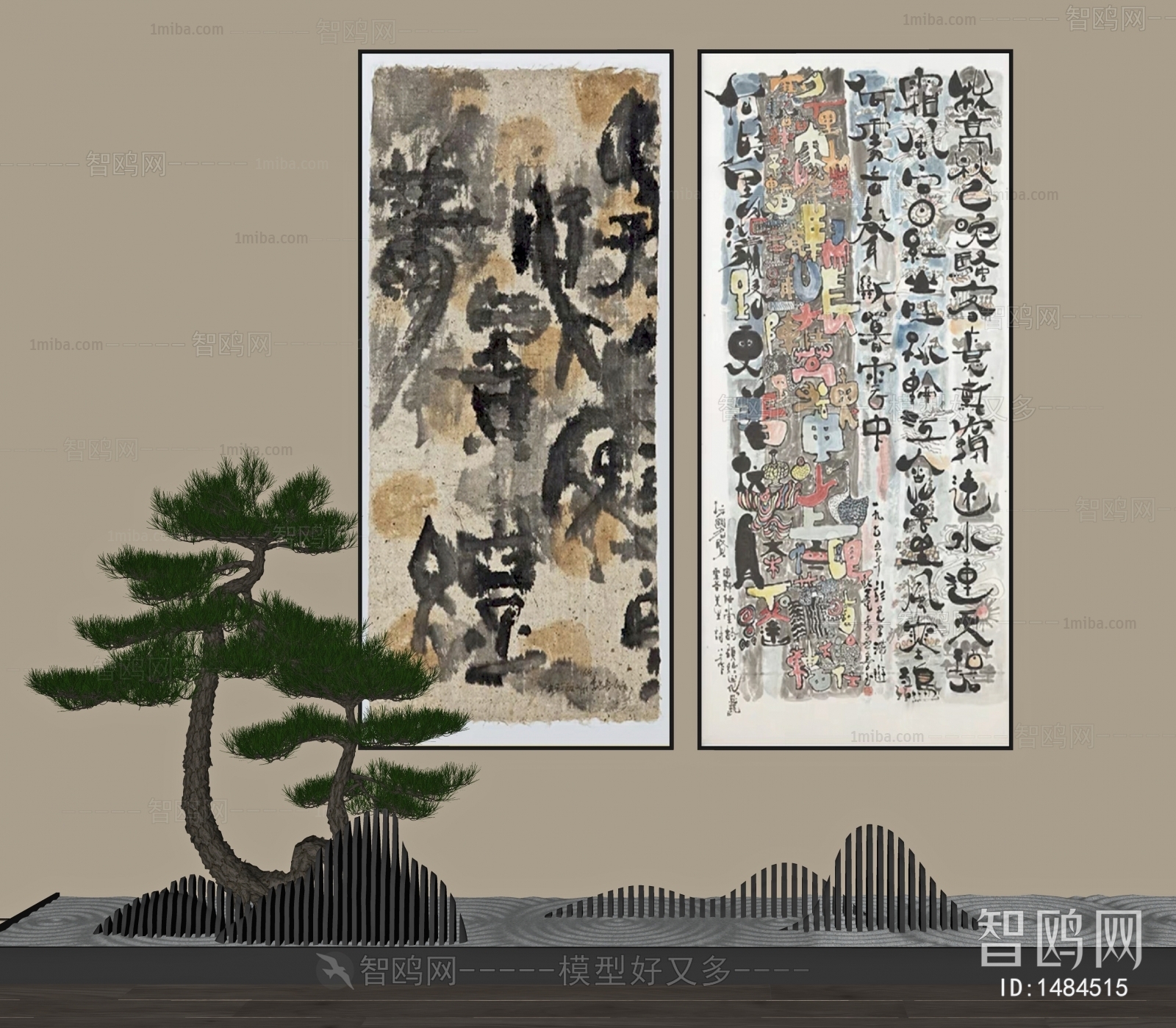 New Chinese Style Wabi-sabi Style Painting