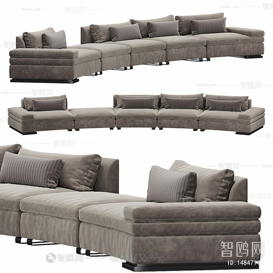 Modern Curved Sofa