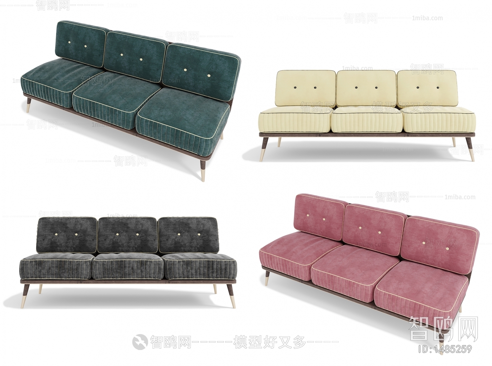 Modern Three-seat Sofa