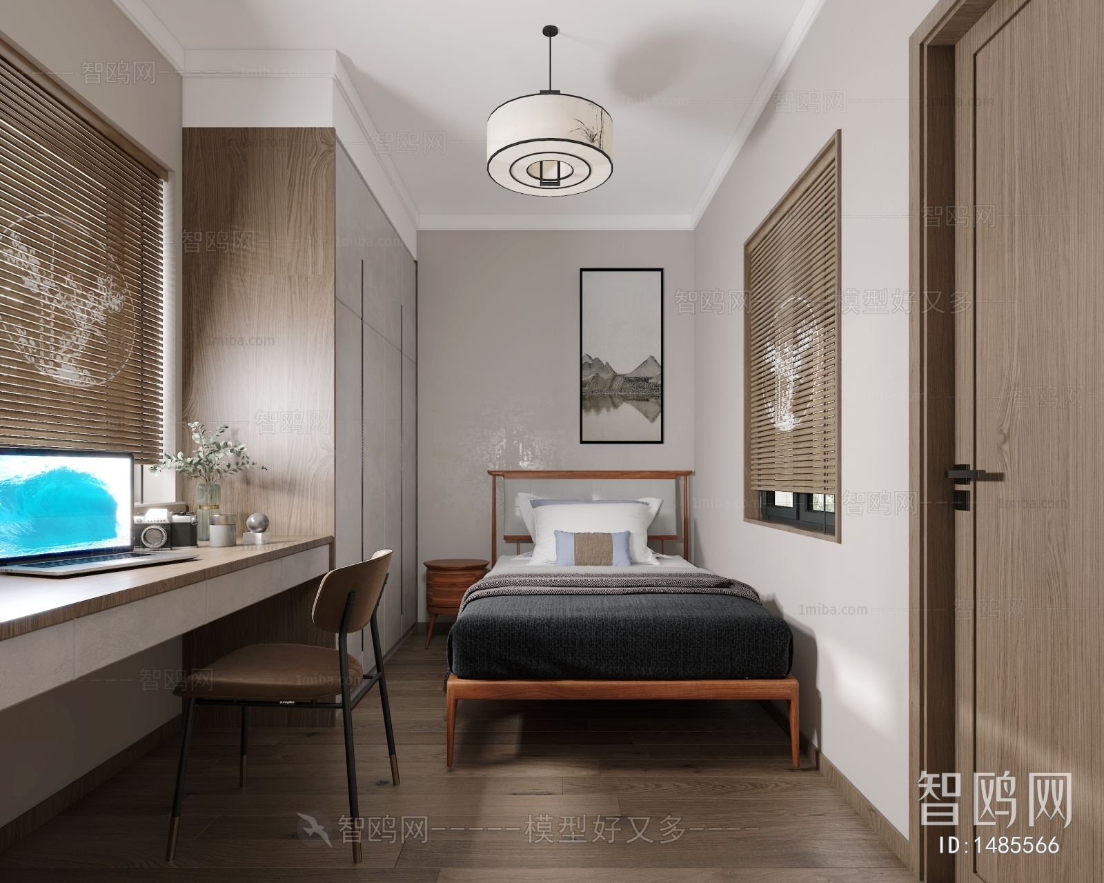 New Chinese Style Bedroom