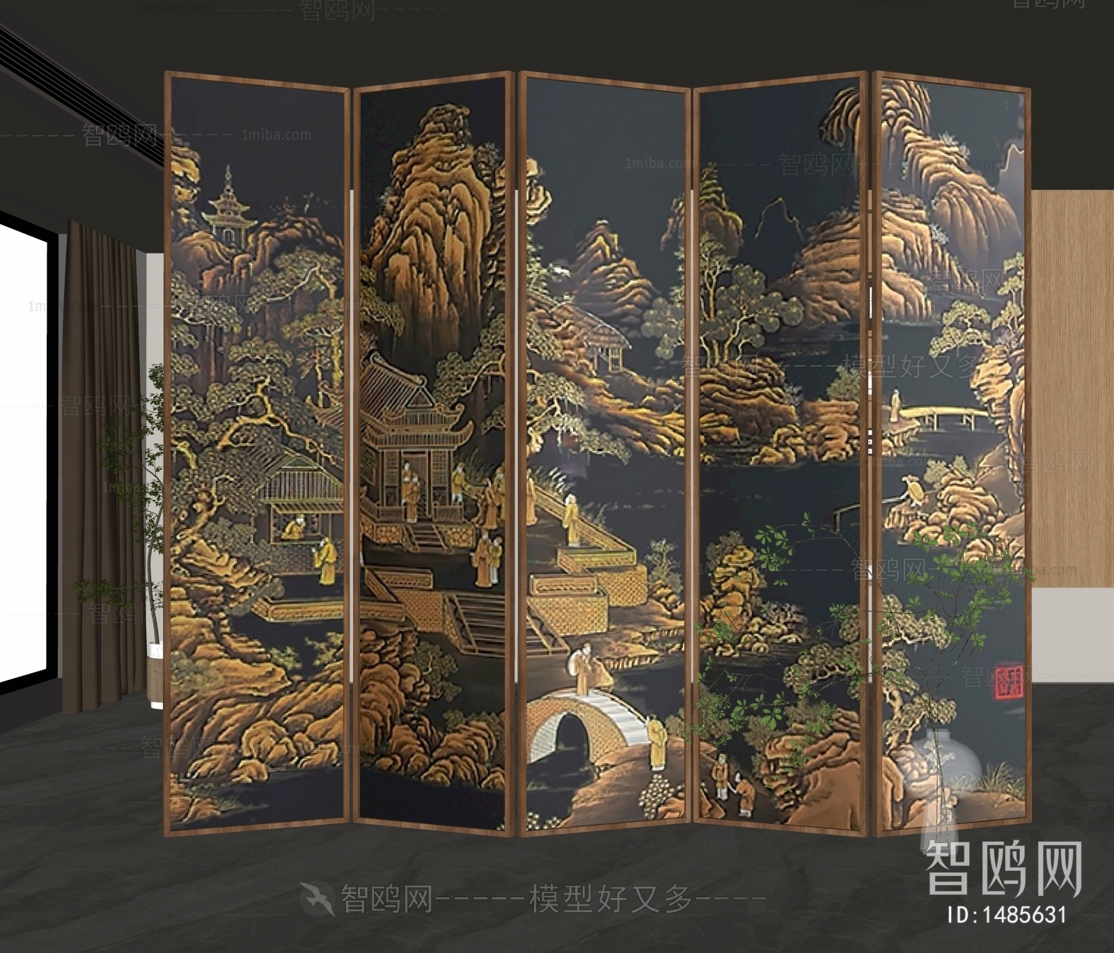 New Chinese Style Partition