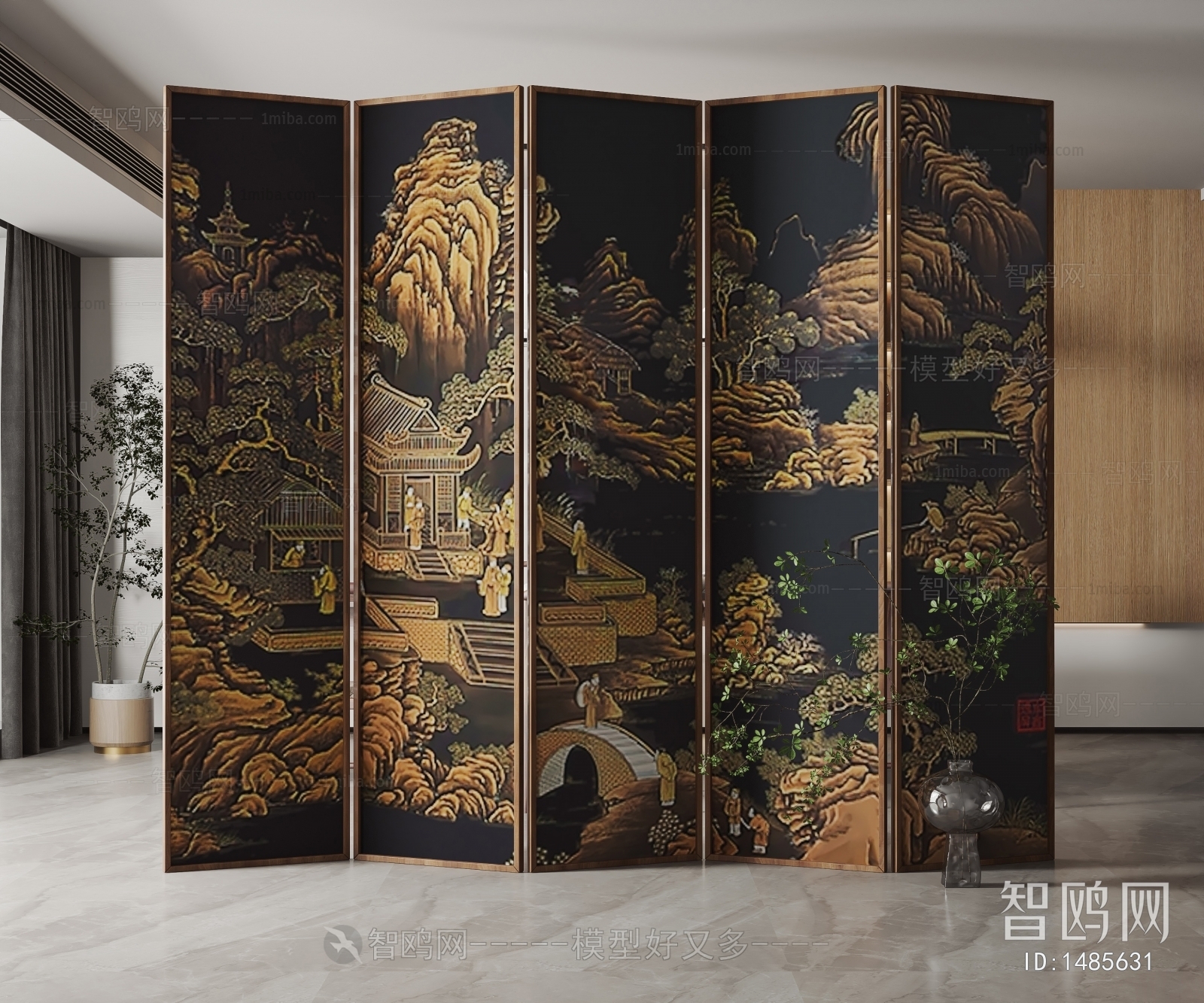 New Chinese Style Partition